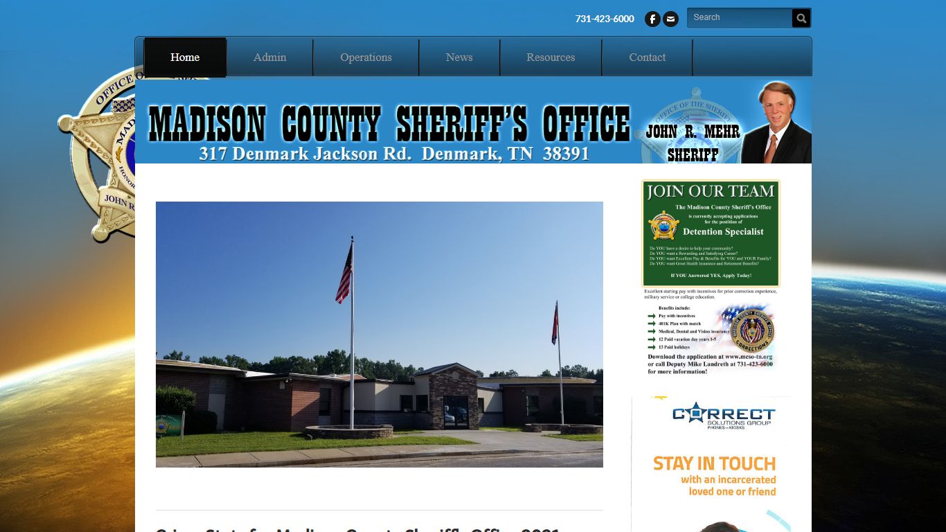Madison County Sheriff's Office - Home
